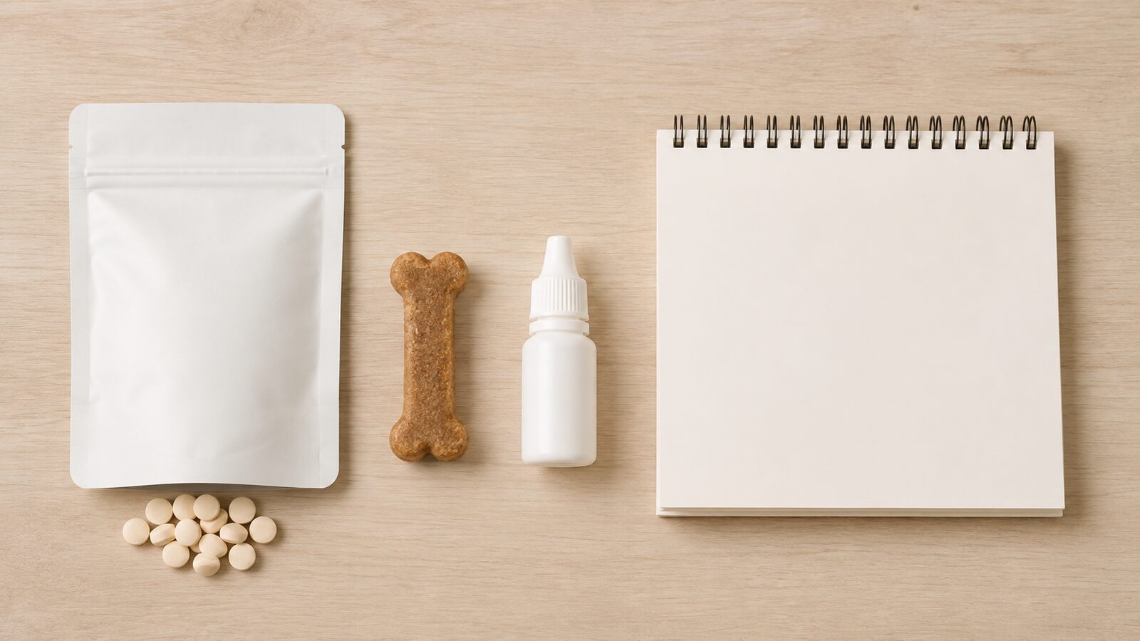 犬用と猫用の予防薬を別々に管理する家庭の収納